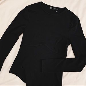 ASOS Black Long Sleeve Bodysuit